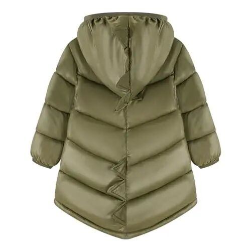 HILEELANG Kids Boy Girl Winter Hooded Puffer Jackets Coats Light Weight Padded Outerwear - HILEELANG (1)