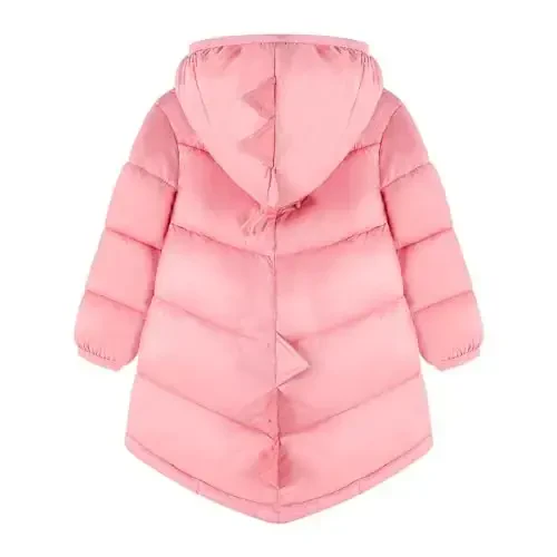 HILEELANG Toddler Kids Dinosaur Hooded Puffer Jacket Lightweight Warm Quilted Coat Outerwear for Fall and Mild Winter - HILEELANG (1)