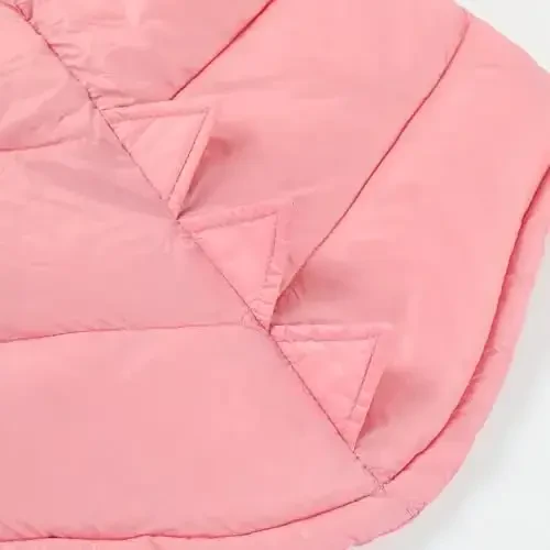 HILEELANG Toddler Kids Dinosaur Hooded Puffer Jacket Lightweight Warm Quilted Coat Outerwear for Fall and Mild Winter - 5