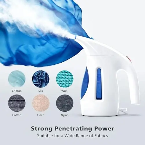 HiLIFE Steamer for Clothes, Portable Handheld Design, 240ml Big Capacity, 700W, Strong Penetrating Steam, Removes Wrinkle, for Home, Office(ONLY FOR 120V) - 3