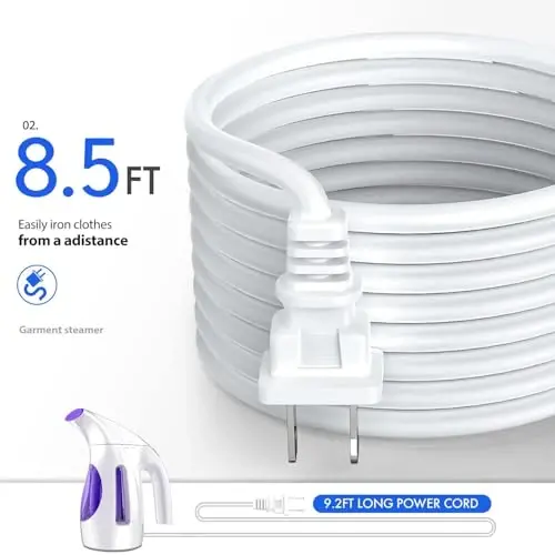 HiLIFE Steamer for Clothes, Portable Handheld Design, 240ml Big Capacity, 700W, Strong Penetrating Steam, Removes Wrinkle, for Home, Office and Travel(ONLY FOR 120V) - 5
