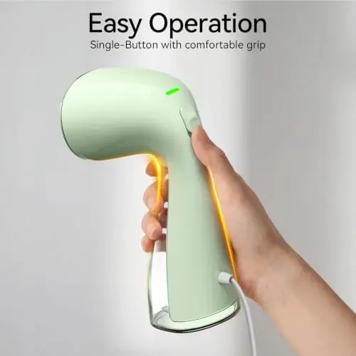 HiLIFE Steamer for Clothes, 1100W Handheld Portable Steamer, 120V Only | 1100W powerful steam, 30S fast heat-up, 300ml tank, leak-proof design for easy wrinkle removal at home or while traveling. - 6