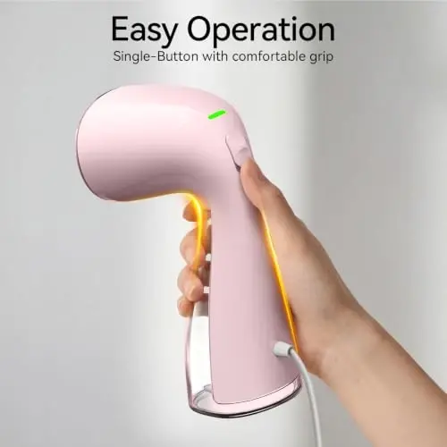 HiLIFE Steamer for Clothes, 1100W Handheld Portable Steamer, 120V Only | 1100W powerful steam, 30S fast heat-up, 300ml tank, leak-proof design for easy wrinkle removal at home or while traveling. - 6
