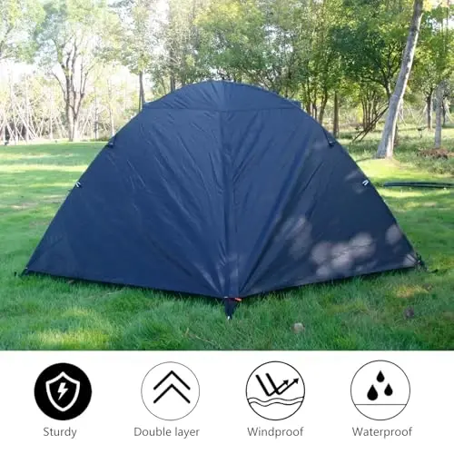 HILLMAN 1/2/3/4 Person Tents for Camping Instant Lightweight Backpacking Tents Easy Set Up Waterproof Family Camping Tent with Rainfly & Carry Bag Portable Dome Tent for Camping Hiking & Traveling - 5
