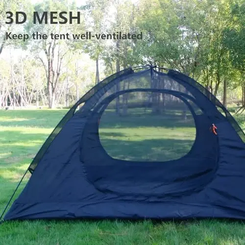 HILLMAN 1/2/3/4 Person Tents for Camping Instant Lightweight Backpacking Tents Easy Set Up Waterproof Family Camping Tent with Rainfly & Carry Bag Portable Dome Tent for Camping Hiking & Traveling - 3