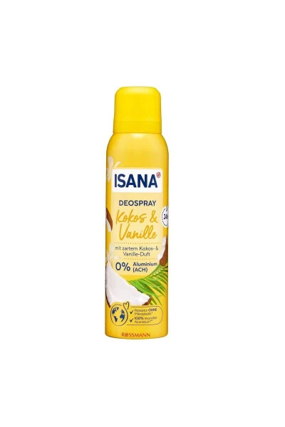 Hindiston yong'og'i & Vanil Deodorant 150 ml - ISANA
