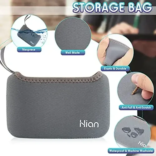 Hion Calculator, 12-Digit Large Display Office Desk Calcultors with Erasable Writing Table, Rechargeable Hand held Multi-Function Mute Pocket Desktop Calculator for Basic Financial Home School, Black - 4