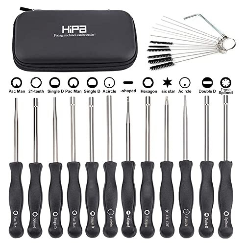 Hipa Pack-of-12 Carburetor Adjustment Tool Carburator Adjusting Kit for 2-Cycle Small Engine for Poulan Husqvarna STHIL ECHO Trimmer Weedeater Chainsaw - HIPA