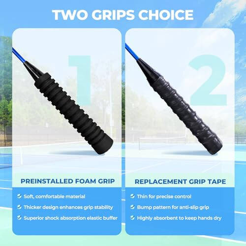 HIRALIY Badminton Rackets Set for Backyards, Lightweight Badminton Set of 2/4, Includ Rackets, Birdies, 1 Carrying Bag, Outdoor Games for Adults Family Kids Beginners - 4