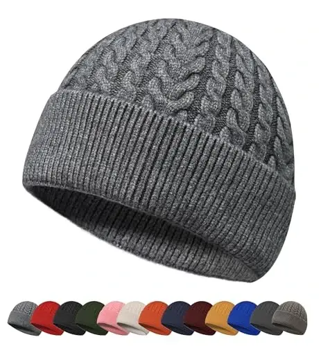 HiRui Knit Beanie Hats for Men Women Winter Hats Skull Caps Warm Classic Slouchy - 1