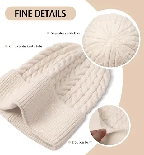 HiRui Knit Beanie Hats for Men Women Winter Hats Skull Caps Warm Classic Slouchy - 2