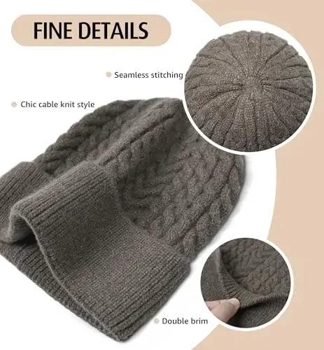 HiRui Knit Beanie Hats for Men Women Winter Hats Skull Caps Warm Classic Slouchy - HIRUI TECH (1)