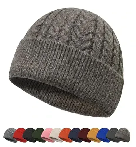 HiRui Knit Beanie Hats for Men Women Winter Hats Skull Caps Warm Classic Slouchy - 1