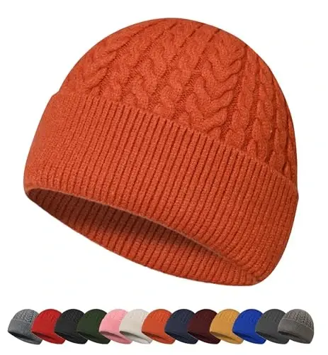 HiRui Knit Beanie Hats for Men Women Winter Hats Skull Caps Warm Classic Slouchy - 1