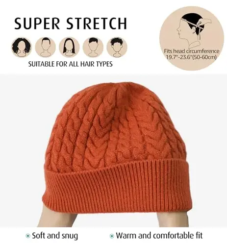 HiRui Knit Beanie Hats for Men Women Winter Hats Skull Caps Warm Classic Slouchy - 3