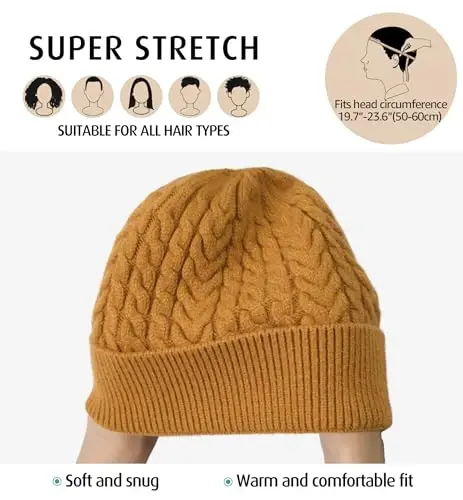 HiRui Knit Beanie Hats for Men Women Winter Hats Skull Caps Warm Classic Slouchy - HiRui Tech (1)