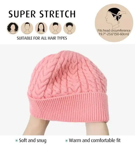 HiRui Knit Beanie Hats for Men Women Winter Hats Skull Caps Warm Classic Slouchy - 3