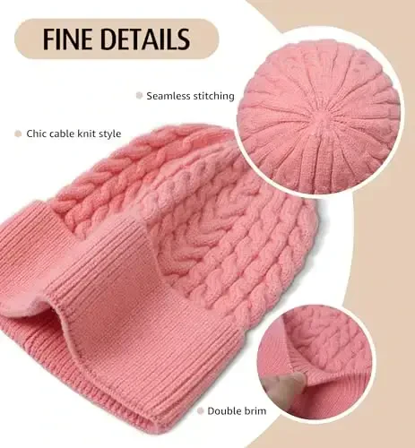 HiRui Knit Beanie Hats for Men Women Winter Hats Skull Caps Warm Classic Slouchy - 2