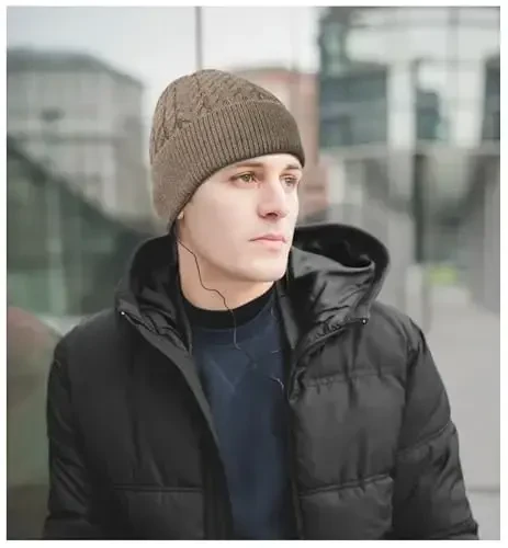 HiRui Knit Beanie Hats for Men Women Winter Hats Skull Caps Warm Classic Slouchy - 5
