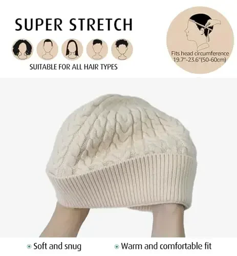 HiRui Knit Beanie Hats for Men Women Winter Hats Skull Caps Warm Classic Slouchy - 3