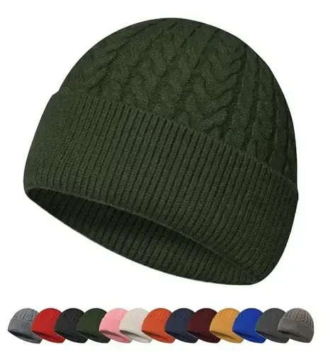 HiRui Knit Beanie Hats for Men Women Winter Hats Skull Caps Warm Classic Slouchy - 1