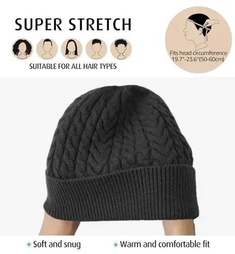 HiRui Knit Beanie Hats for Men Women Winter Hats Skull Caps Warm Classic Slouchy - 3