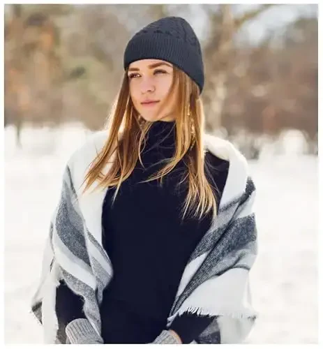 HiRui Knit Beanie Hats for Men Women Winter Hats Skull Caps Warm Classic Slouchy - 5