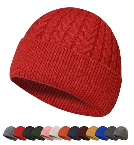 HiRui Knit Beanie Hats for Men Women Winter Hats Skull Caps Warm Classic Slouchy - 1