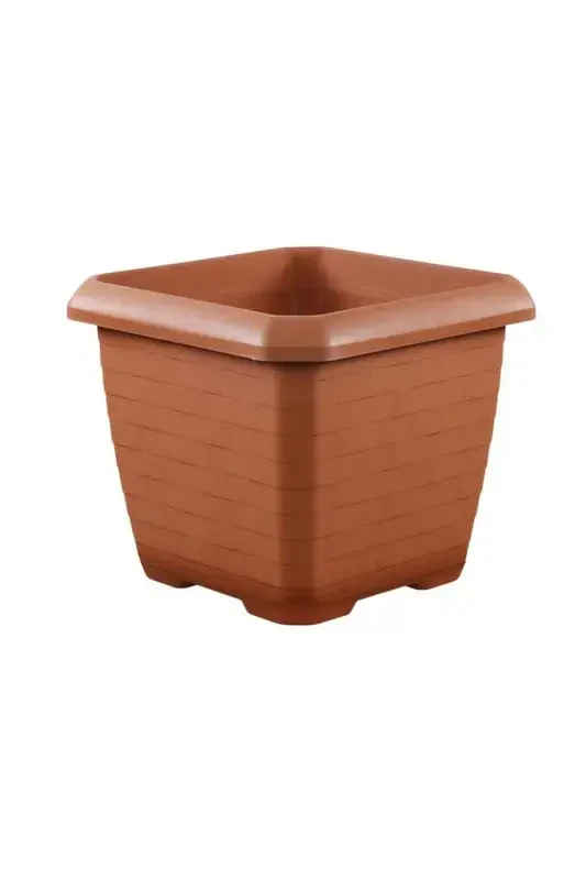 Hisar Square Pot 25.5 Lt Tile-Orange - 2