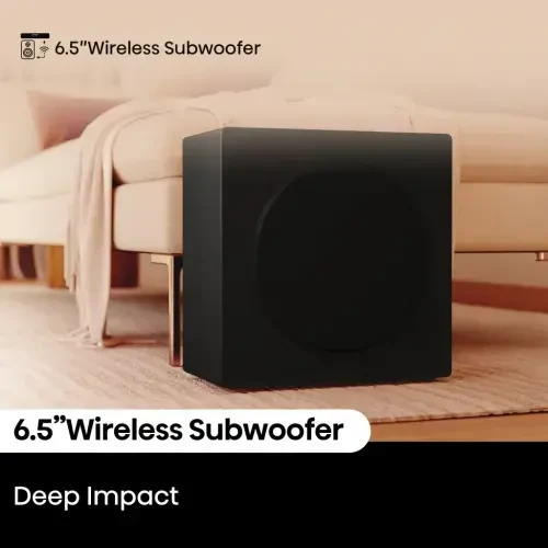 Hisense 5.1 Channel 540W Soundbar with Wireless Subwoofer and 2 Wireless Rear Speakers (HS5100) - 4