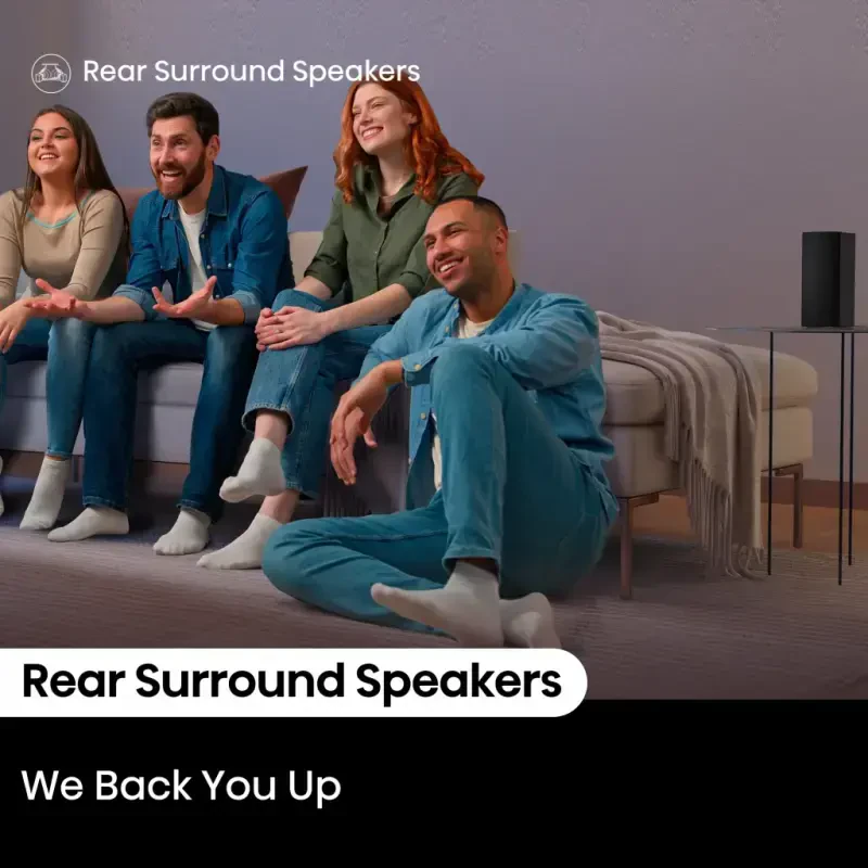 Hisense 5.1 Channel 540W Soundbar with Wireless Subwoofer and 2 Wireless Rear Speakers (HS5100) - 6