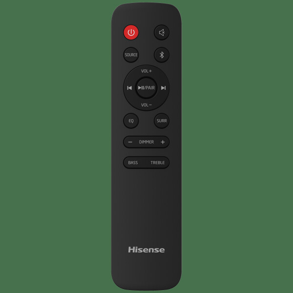 Hisense HS312 3.1 kanal simsiz subwooferli Sound Bar, 300Vt, Dolby Atmos, 4K Pass-Through, Kinematik Tajriba, Bitta Masofadan Pult Boshqaruvi, Bluetooth, HDMI ARC/Optik/AUX/USB (Model HS312) Qora - 5