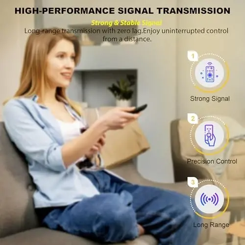 Hisense Smart Google TV uchun almashtirish pulti - Hisense UHD 4K ULED Android Google TV'lar bilan mos keluvchi universal pult - 6 ta tezkor tugma - Ovoz funksiyasi yo'q, oson sozlash - 4