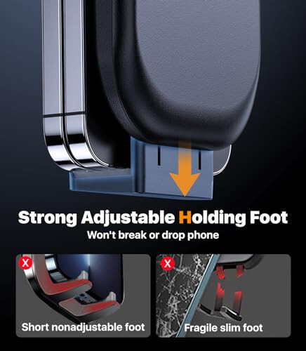 hitolza Ultra Stable Phone Holders for Your Car [Powerful & 360 Adjustable Suction Cup] Universal Car Phone Holder Mount Long Arm Flexible Car Mount for Dashboard Windshield Air Vent All Phone Case - 10