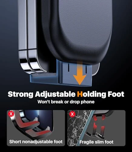 hitolza Ultra Stable Phone Holders for Your Car [Powerful & 360 Adjustable Suction Cup] Universal Car Phone Holder Mount Long Arm Flexible Car Mount for Dashboard Windshield Air Vent All Phone Case - 10