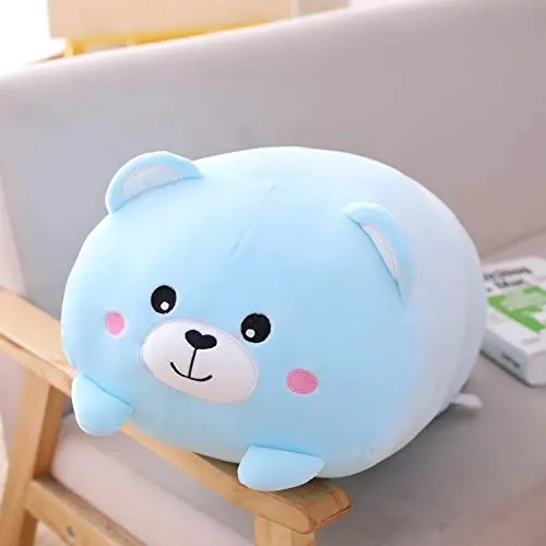 hitoshe Bear Plush Stuffed Animal Toy Cylindrical Hugging Pillow Gifts for Kids Birthday, Valentine, Christmas, 8inch - 2