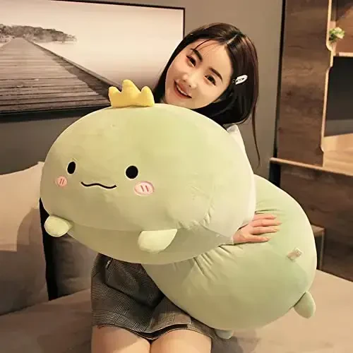 hitoshe Dinosaur Plush Hugging Pillow, Soft Dinosaur Stuffed Animals Toys Gifts, 33.5