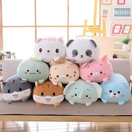 hitoshe Panda Plush Stuffed Animal, Soft Panda Plush Hugging Pillow Cylindrical Body Pillow Toy Gifts for Kids, 23.6
