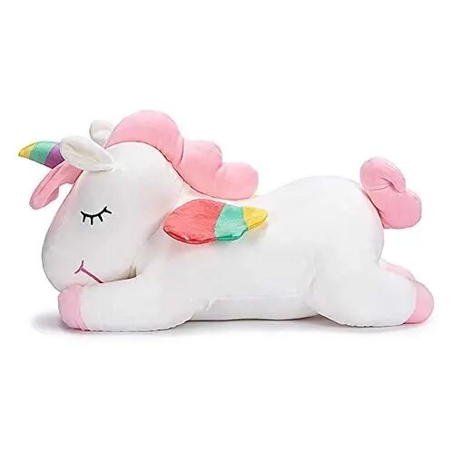 hitoshe Unicorn Stuffed Animals, Soft Unicorn Plush Hugging Pillow Toy Gifts for Kids (White, 12 in) - 1