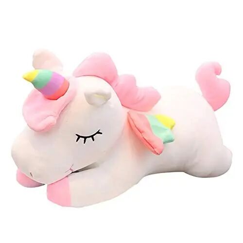 hitoshe Unicorn Stuffed Animals, Soft Unicorn Plush Hugging Pillow Toy Gifts for Kids (White, 12 in) - 1