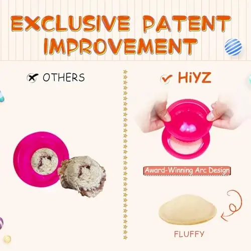 HiYZ Sandwich Cutter and Sealer, 5 PCS Sandwich Cutter for Kids, Bread Sandwich Maker and DIY Cookie Cutter for Lunchbox Bentobox, Sandwich Press Crimper for Children Boys Girls（Round Fuchsia) - 3