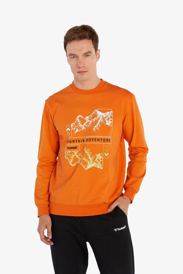 Hmlgilberto Men's Orange Sweatshirt 921964-9819 - 1