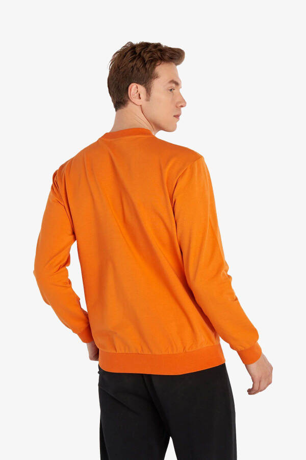 Hmlgilberto Men's Orange Sweatshirt 921964-9819 - 4