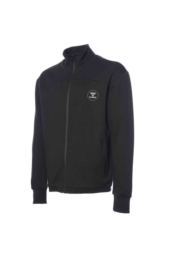 Erkek Sweatshirt Siyah 922060-2001 Modazonelroyal Zip Jacket - siyah - 4