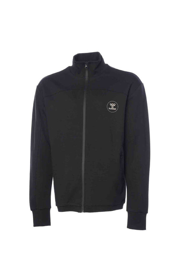 Erkek Sweatshirt Siyah 922060-2001 Modazonelroyal Zip Jacket - siyah - 5