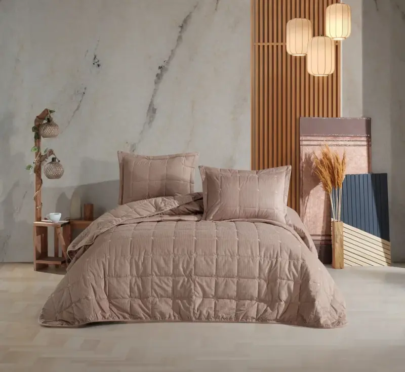 Hobby Ambiance Yatak Örtüsü Kahve - NEVRESIMDUNYASI