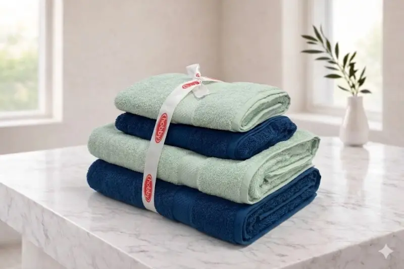 Hobby Bath Set Navy Blue Water Green - 1