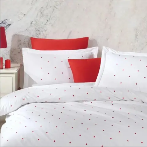Hobby Çift Kişilik Poplin Premium Nakışlı Nevresim Lubow Beyaz 8698499179899 - NEVRESIMDUNYASI (1)