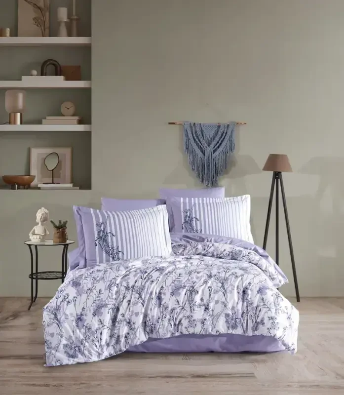 Hobby Double Poplin Duvet Cover Healing Stones Amethyst - 1