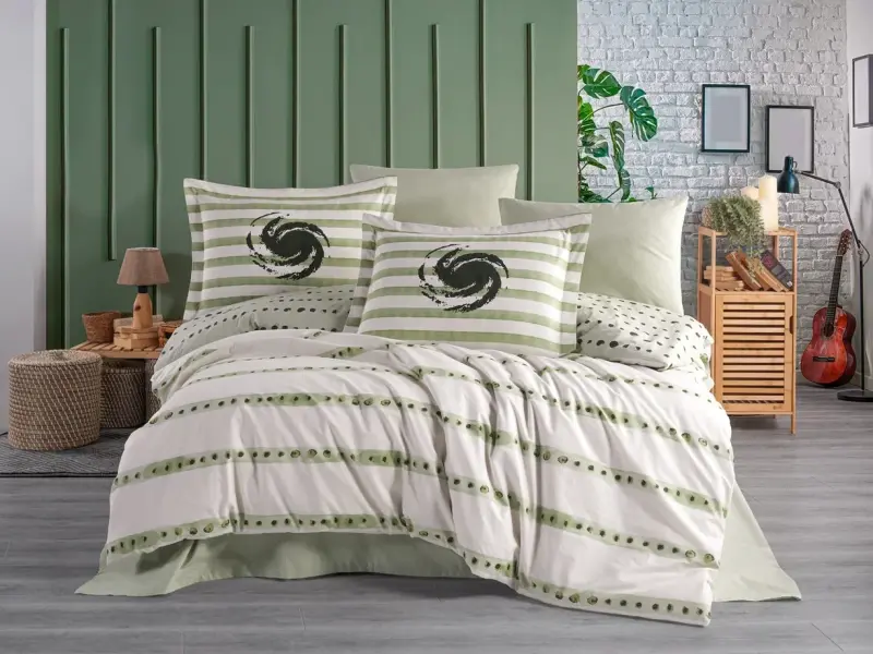Hobby Double Poplin Duvet Cover Squall Forest - NEVRESIMDUNYASI
